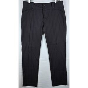 Old Navy Black Chinos Sz 10 Low Waist Stretch Pants Button‎ Belt Loops